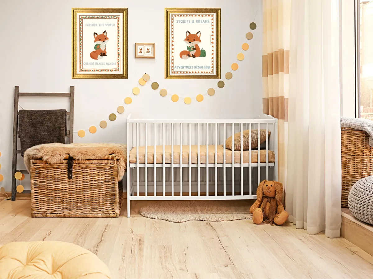 Woodland Fox Nursery Wall Art — preview 3