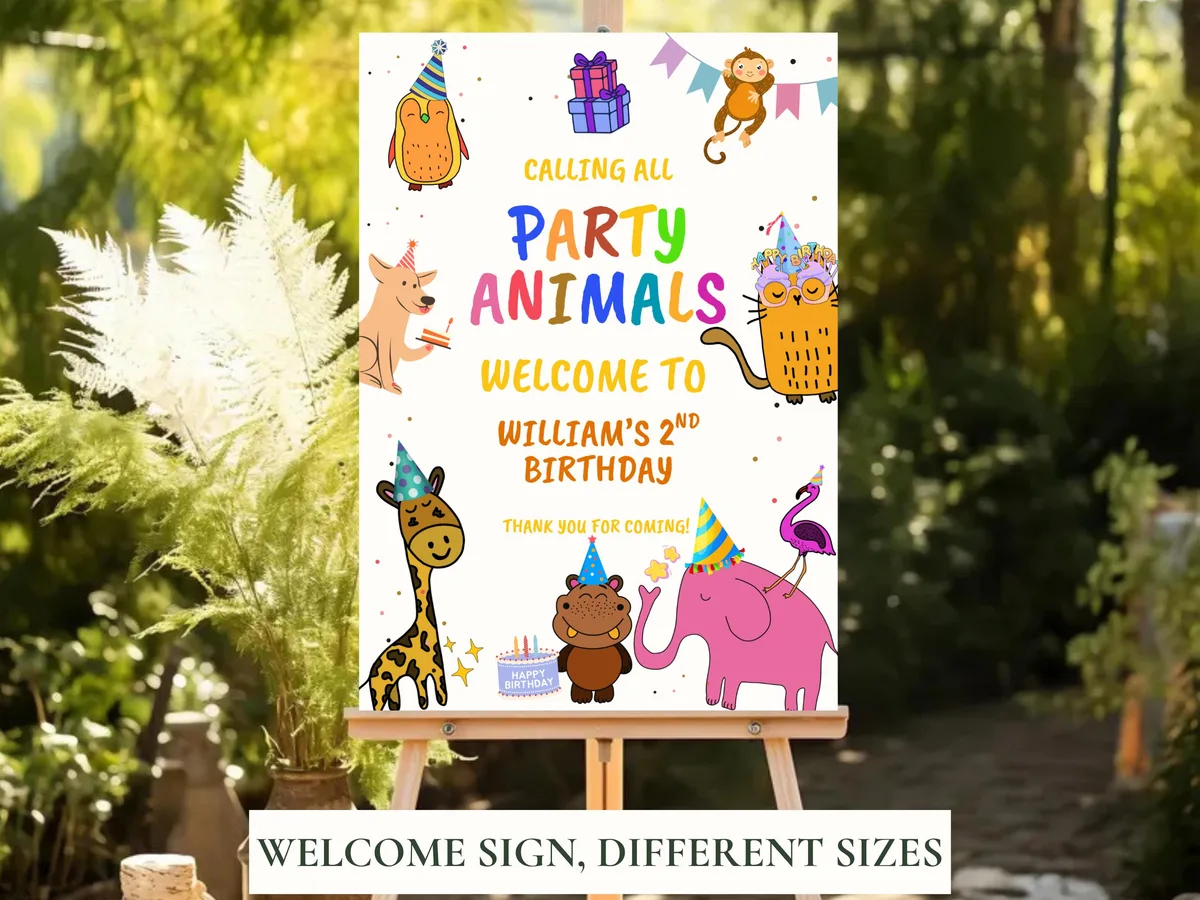 Calling All Party Animals Birthday Bundle — preview 4