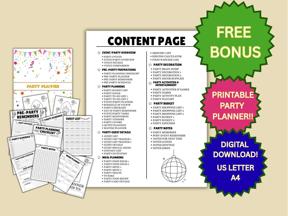 Capybara Birthday Party Bundle — preview 5