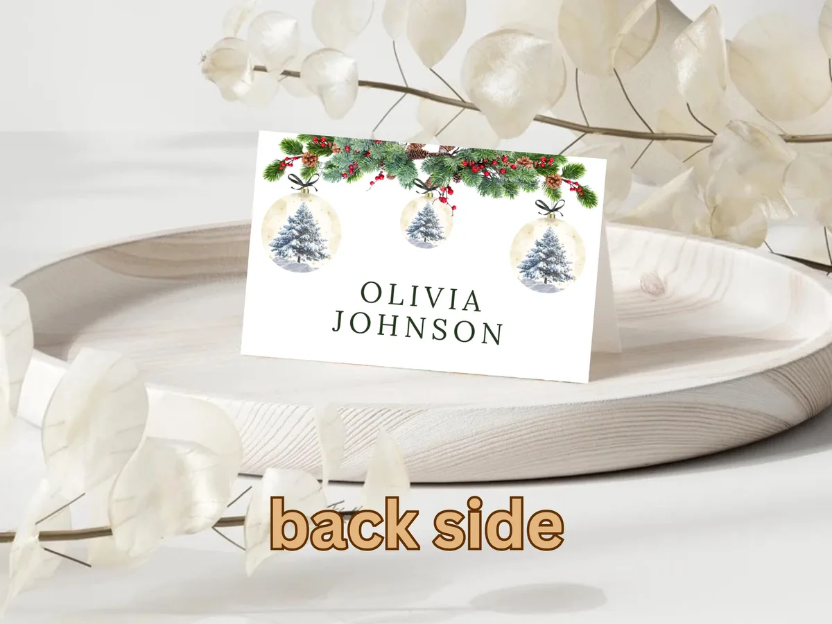 Christmas Table Name Tags — preview 2