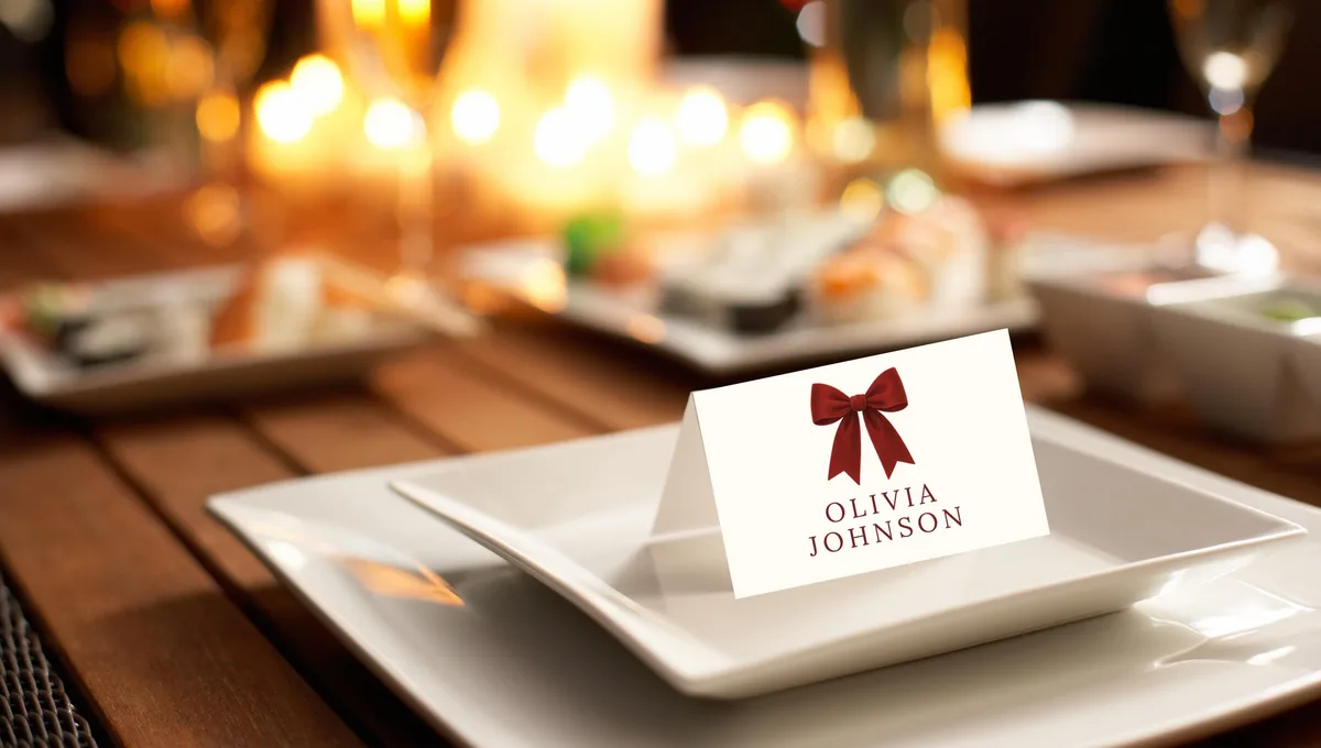 Christmas Table Place Cards — preview 4