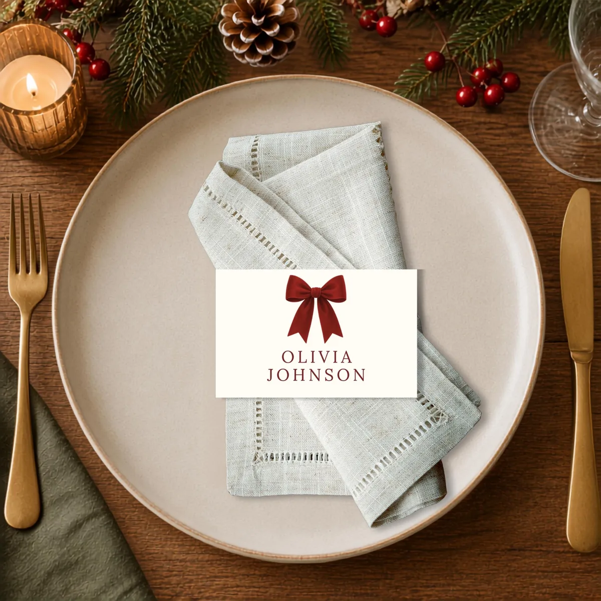 Christmas Table Place Cards — preview 5