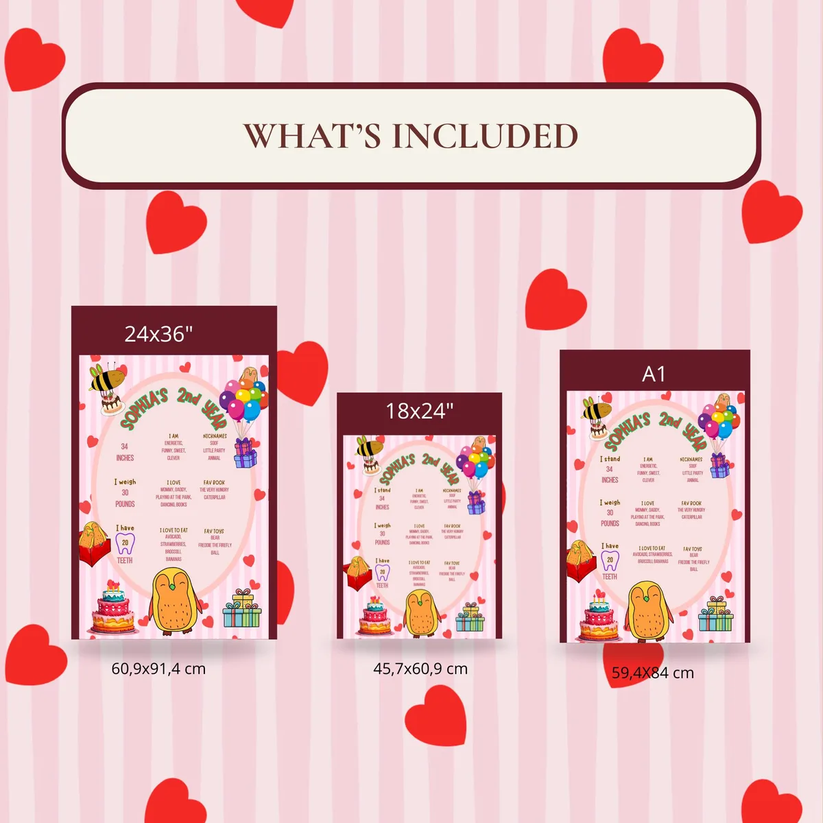 Penguin Birthday Milestone Board — preview 5