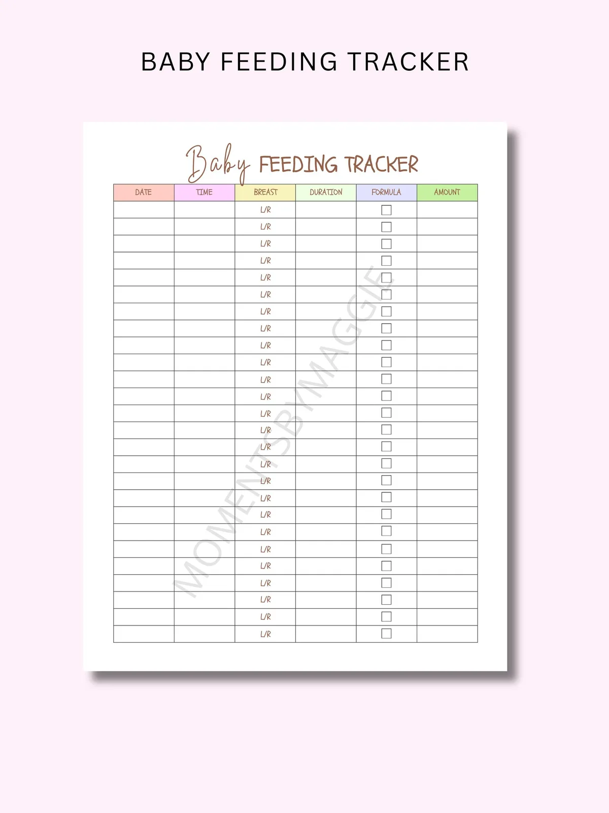 Newborn Baby Care Planner — preview 2