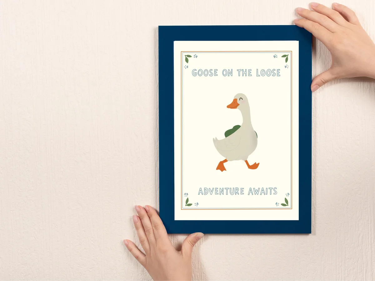 Silly Goose Retro Wall Art — preview 3