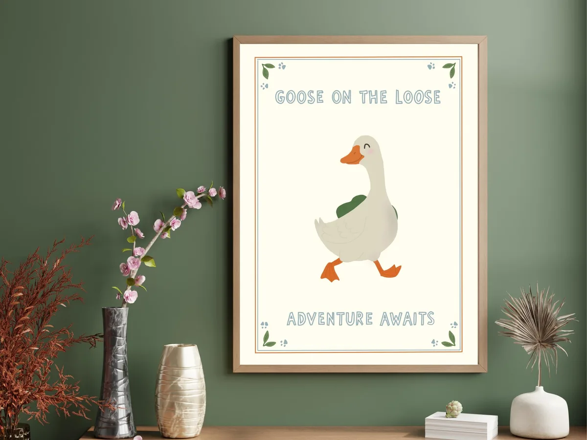 Silly Goose Retro Wall Art — preview 4